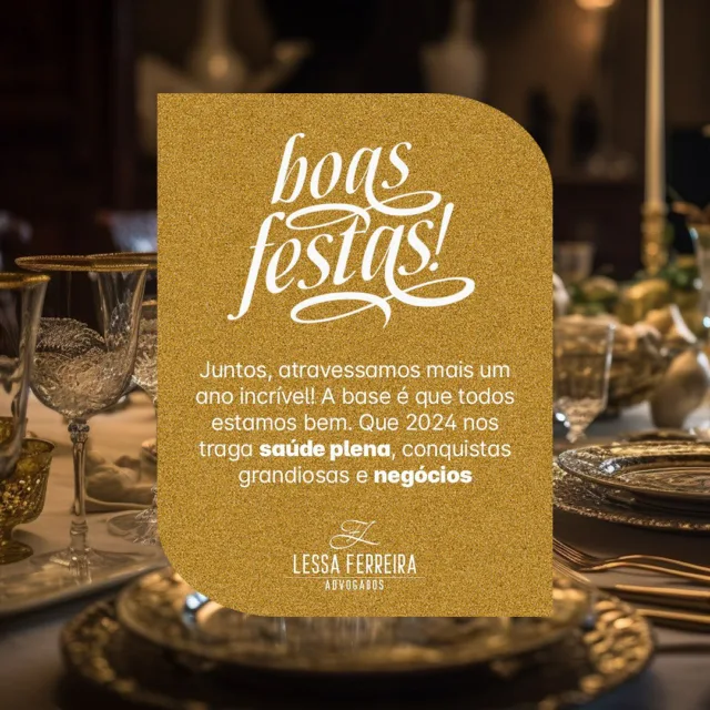 Desejamos Boas Festas e um ano novo de muitas realizações a todos nossos amigos e clientes!